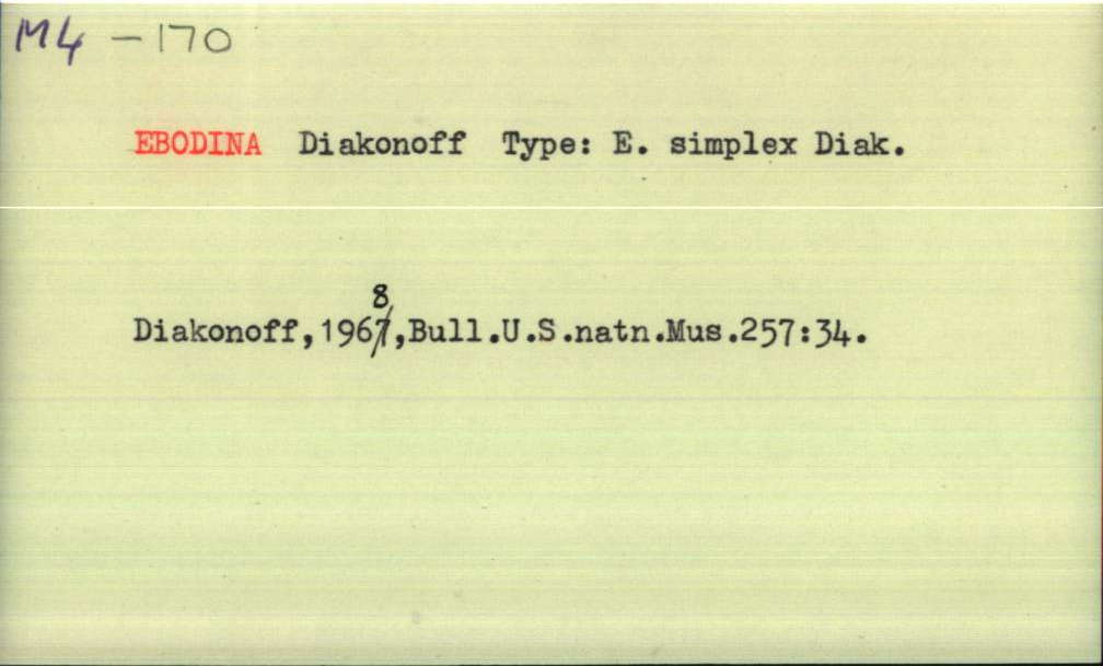 front of card